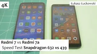 Redmi 7 vs Redmi 7a ❗❗❗ | Speed Test |  Snapdragon 632 vs Snapdragon 439