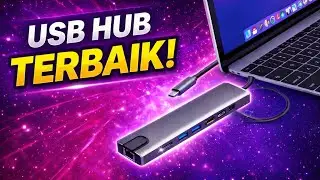 USB HUB TERBAIK! 8IN1 Type C Bisa HDMI 4K & Fast Charge (Murah Tapi Gila Fitur!)