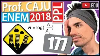[ENEM 2018 PPL] 177 📓 ЛОГАРИФМ В марте 2011 года произошло землетрясение магнитудой 9,0 по шкале ...