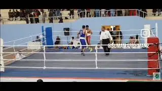 Sumama rehman blue corner national games fight