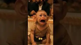 Baby monkey roo emanation ho gya aur party me aane ke liye usne bhut mehnat ki hai 🥹taki usko ejat