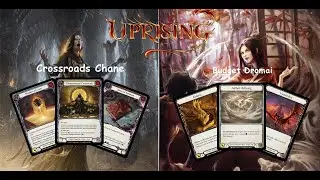DRAGONS! Flesh and Blood Blitz Format. Jul's Crossroad Chane vs Nat's Budget Dromai