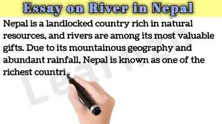 Essay on Rivers in Nepal | Rivers in Nepal Essay | Importance of Rivers Essay in english