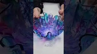 Beautiful Resin Bowl 😍 #art #artwork #artist #resinart #bowl #inkcolour.