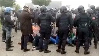 IKEA workers clash with police in Italy