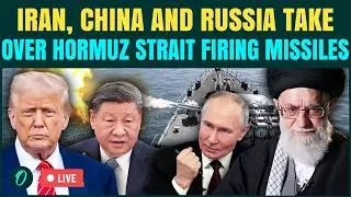 U.S VS IRAN LIVE: Iran, China & Russia TAKE OVER Strait of Hormuz, FLEX Naval Power |Trump Fumes