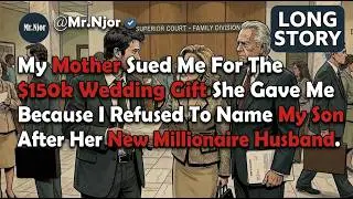 My Mother Sued Me For $150k Wedding Gift She Gave Because I Refused To Name My Son After Her Husband