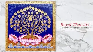 Bodhi Tree Painting For Sale - Spiritual Art Online | RoyalThaiArt.Com