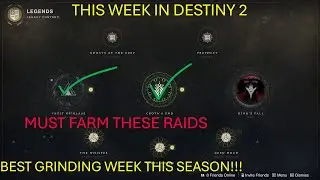 THIS WEEK IN DESTINY 2 (WHAT TO GRIND!!WHATS NEW!!VAULT OF GLASS RETURNS!!BEST WEAPON FARM!!)