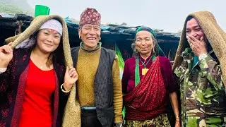 Naage pokharima godhko baje buju sanga hami#villagelife #travel #explore