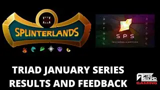 TRIAD JANUARY TOURNEY SERIES RESULTS AND FEEDBACK REQUESTED (SPLINTERLANDS)