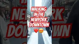 Walking in the Newyork downtown ❤️😍(4K ULTRA HD)#manhattanview #nyc #walkingtour #shorts #downtown