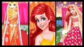 Princess asian wedding fashion ||Princess indian wedding dressup|| girl games|| Princess dressup