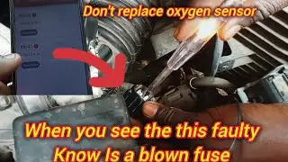 How to fix Oxygen sensor codes p0135 and p0141(IS BLOWN FUSE ) #gariautocare