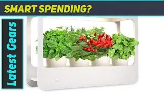 TORCHSTAR LED Indoor Herb Garden with Full Spectrum Light & Smart Timer