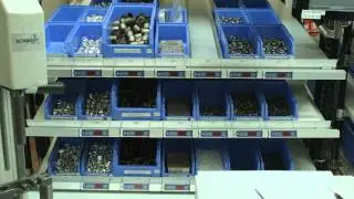KBS Industrieelektronik &ndash; Provision of small parts at assembly workstations with PTF-S