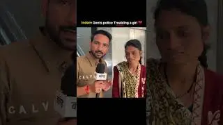 #indore police beat a girl