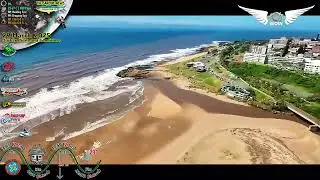 WOWser Scottburgh AERIAL Footage of Floodwaters 29 March 2025 #kzn #learning #to #fly #WOW #flying