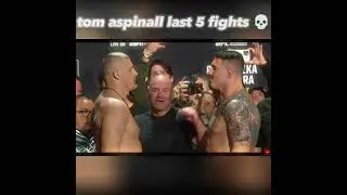 tom aspinall last 5 fights 💀 #ufc #tomaspinall