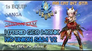 Iruna Online - Hybrid Geo Monk - High Level Low Budget build and performance (Geo + Auto)