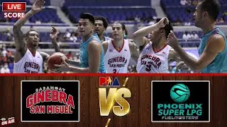 🔴 PBA LIVE SCORE: GINEBRA VS PHOENIX | FREE ENDING l GOVERNORS CUP
