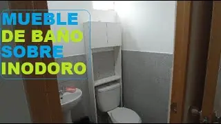 MUEBLE DE BAÑO (SOBRE INODORO) - MELAMINA