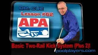 Урок по игре в пул Dr. Cue Pool № 62: Базовая система ударов по двум направляющим (Plus2)!