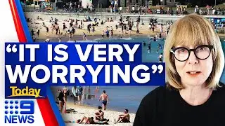 Sydneysiders pack out beaches across the city | Coronavirus | 9 News Australia