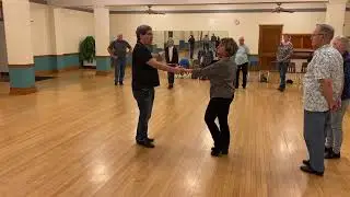 Round Dancing - Two Step - Cue Sequence: Vine Three, Wrap, Unwrap, Change Sides
