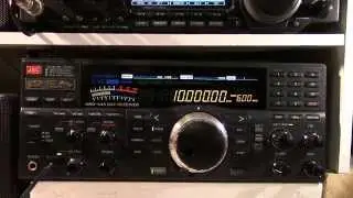 Leap Second captured on WWV. Shortwave radio