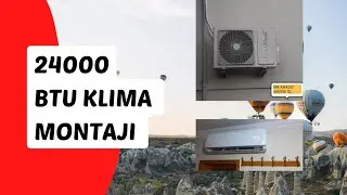 FUJI PLUS İNVERTER 24000 BTU SİPLİT KLİMA MONTAJİ 