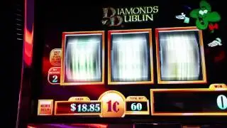 Diamonds of Dublin slot machine bonus round at Maryland Live! Casino