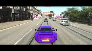 Porsche 911 GT2 RWB Race Gameplay ( Cockpit View ) | Forza Horizon 4