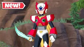 NEW ZERO (MEGA MAN) Skin Gameplay In Fortnite!