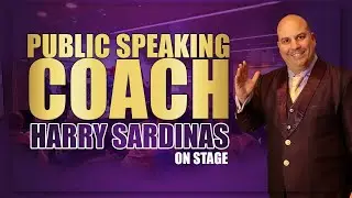 Public Speaking Coach - Harry Sardinas On Stage