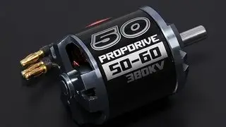 Hobbyking's 50-60 propdrive 380 KV motor review and amp test.
