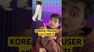 🔥Pleated KOREAN Trousers under ₹500😱✅
