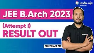 JEE B.Arch Result 2023 | JEE B Arch 2023 Result Update | JEE B Arch 2023 ( I Attempt) Result