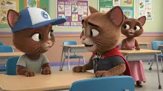 Mimi and Linda go to school.