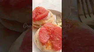 Grape Fruit Mini Pancakes! Savory and tangy kick to its buttery pancake #homemade #food #foodvlog
