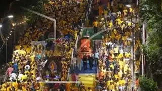 Thousands gather at Malaysia's most sacred Hindu cave for annual Thaipusam festival