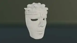 Fantasy Human Face Mask - Cosplay Mask