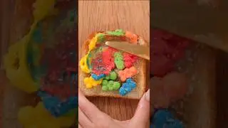 I Recreated AI Toast In Real life (Candy Edition) #shorts #recipe