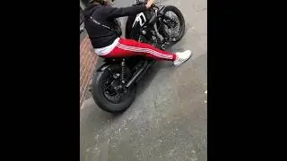 Virago 125 custom exhaust Auspuff Sound