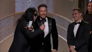 Tommy Wiseau Crashes James Franco's Golden Globes Speech