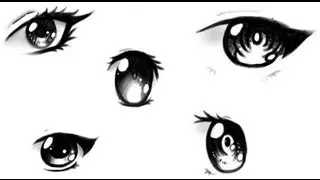 How to draw anime eye (tutorial 2)