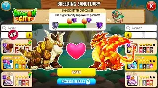 NEW BREEDING: Double Terra Dragon vs Double Flame Dragon | DRAGON CITY 2023! 😱