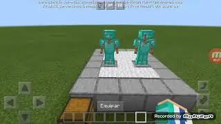 Como fazer os armor_stand dancarem autom&aacute;ticamente/Tutorial redstone
