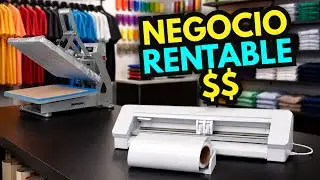 Empieza un negocio de estampados muy rentable con esta máquina económica.