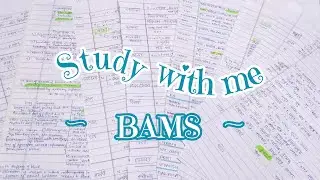 BAMS Study Vlog / Revision day ✍️ before exams